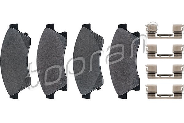 Topran Bremsbelagsatz, Scheibenbremse Vorderachse U.A. FüR Chevrolet, Opel-image
