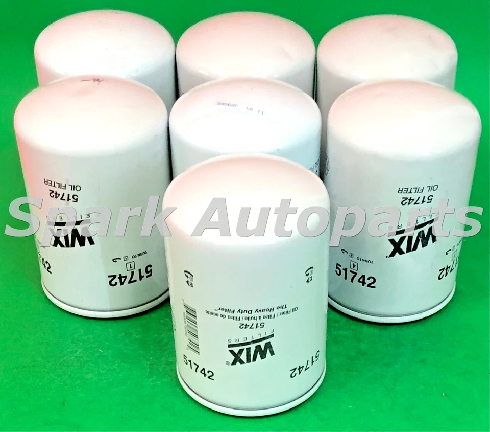 Lot of 7 Engine Oil Filter WIX 51742 For INTERNATIONAL HARVESTER, FORD - Image 2 of 3
