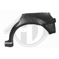 Diederichs Radlauf Hinten Links 5-TüRig FüR VW Polo 6N Baujahr 1994-1999