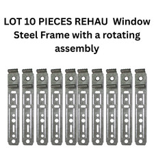 LOT 10 PCS REHAU  Window Fixing Brackets Steel Frame Clips  Mount Anchor PVC DIY