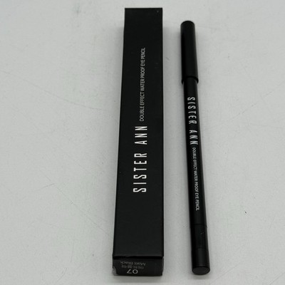 Sister Ann Double Effect Waterproof Eye Pencil Matte Black NIB