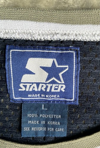 Rare Vintage Starter Dallas Cowboys Embroidered Basketball Style Jersey Sz L - Picture 4 of 5