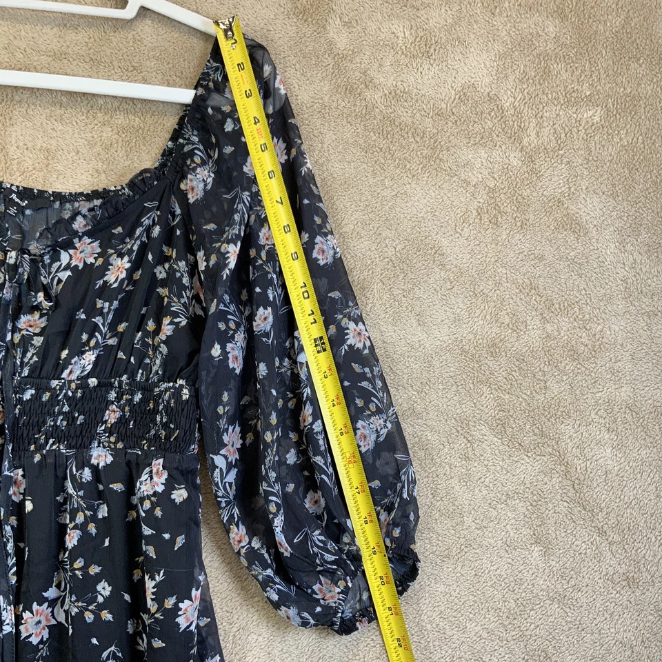 Mameluco Jersey Mujer Transparente Floral Lechera Talla S Calado Hada Cachicho Usado en Excelente Condición Foto 3 de 4