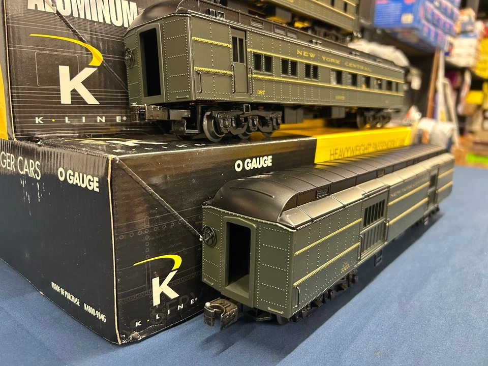 K-line New York Central 20th Century 15” Heavyweight 4-Car Passenger Set K-4870B - Image 2 of 4