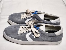 New: Converse Breakpoint Pro Ox Suede/Leather Grey & White Unisex Sneakers 10 US