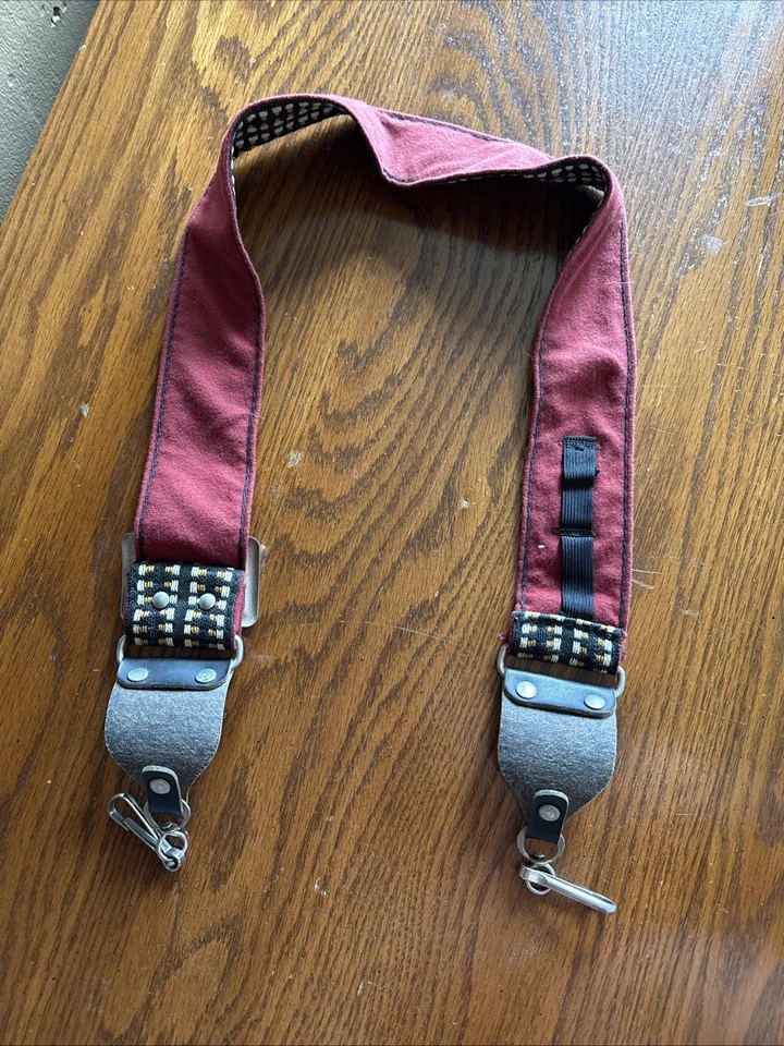 Retro Vintage 70s Wide Woven Retro Hippie SLR/DSLR Camera Neck Strap - Image 4 of 4