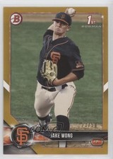 2018 Bowman Draft Gold 23/50 Jake Wong #BD-55 y0i
