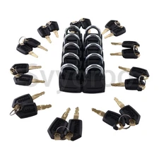 10× Padlock W/ 2 Keys 246-2641 For Caterpillar CAT Forklift
