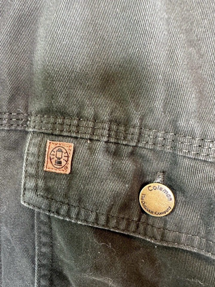 Usado en Excelente Condición Coleman Sherpa Chaqueta Forrada Lona Ropa de Trabajo Exterior Hombres Talla Grande Foto 4 de 4