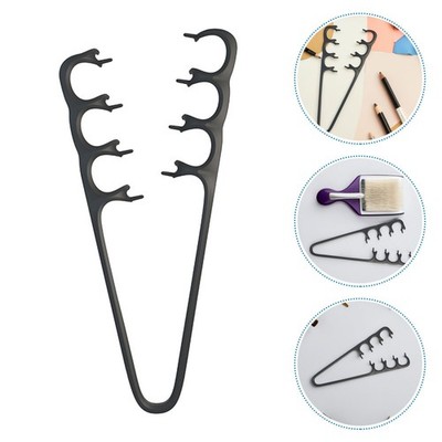  10 Pcs Fluffy Textured Styling Comb Wide Tooth Hair Pick Bangs Lift