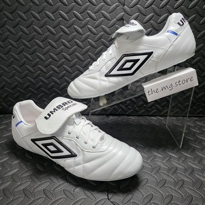 Umbro Speciali Pro 24 Firmground Leather White Soccer Cleats Men's Sz 11 NWOB 