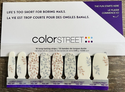 Color Street Nail Polish Strips Rustic Heritage Sub Box PRAIRIE PICNIC