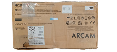 Arcam AVR11 595W 7.1-Ch. Bluetooth capable With Google Cast and 8K Ultra HD OB
