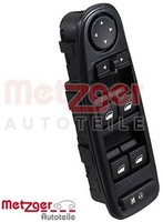 Metzger 09161087 Schalter FüR Fensterheber Schalter Fensterheber FüR Citroen