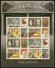 US Stamps Sc4898-4905  Vintage Circus Posters Sheet of 16  MNH