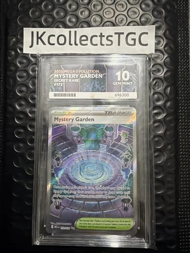 Pokémon TCG Mystery Garden Secret Rare Card 172/132 Mega Evolutions Ace 10