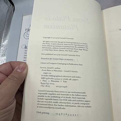 From Plato to Platonism, , Gerson, Lloyd P., Very Good, 12/15/2017 12:00:01 , - Picture 9 of 10