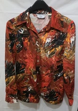 Vintage Neman Marcus Shirt French Biche de Bere Moonstone Buttons! Size 14 (Med)