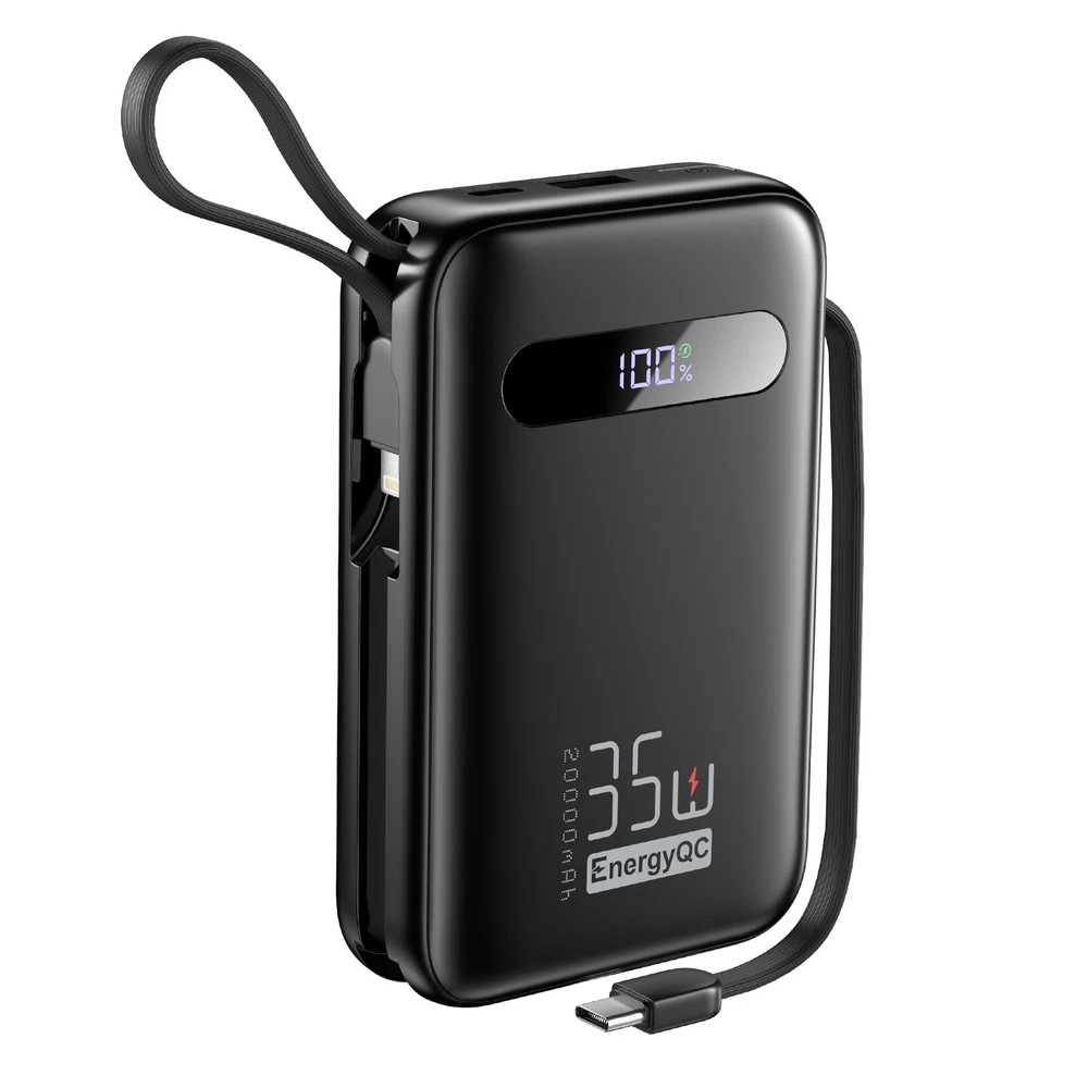 20000mAh 35W PD Fast Charging Power Bank for iPhone QC 4.0 Portable