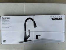 KOHLER Elmbrook Kitchen Faucet in Matte Black R22968-SD-BL