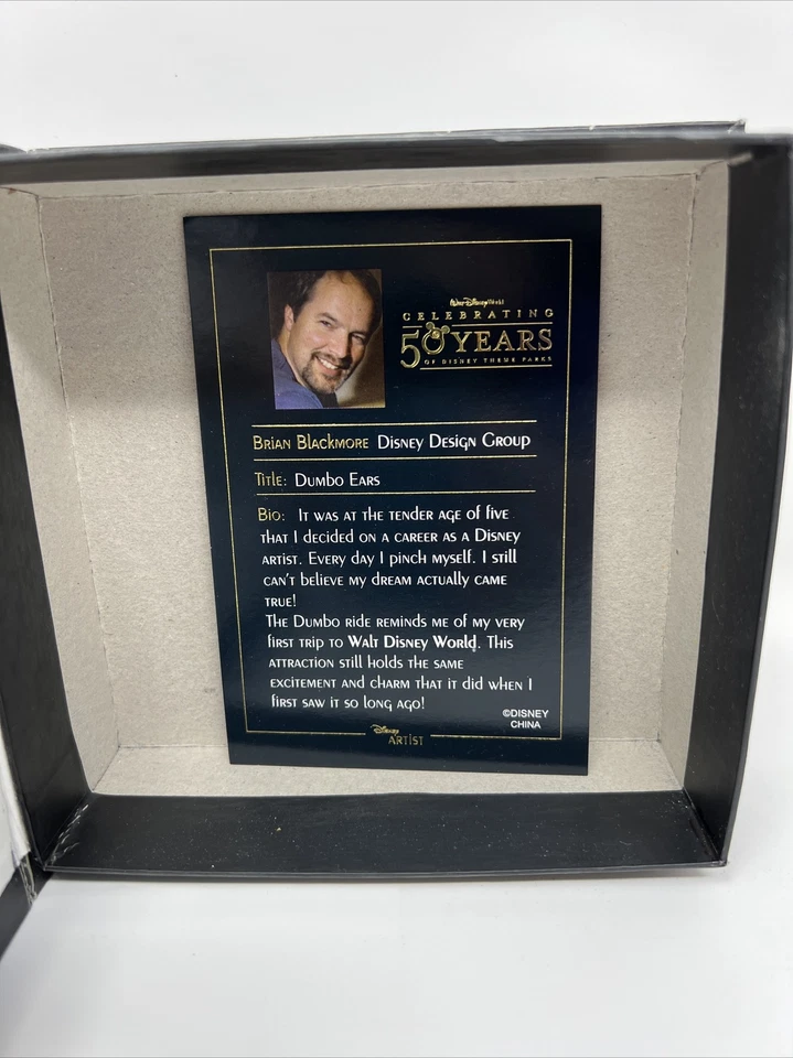 Prendedor LE RARO JUMBO Disney Celebrando 50 Años Dumbo Elefante Paseo Timothy Mouse Foto 4 de 4