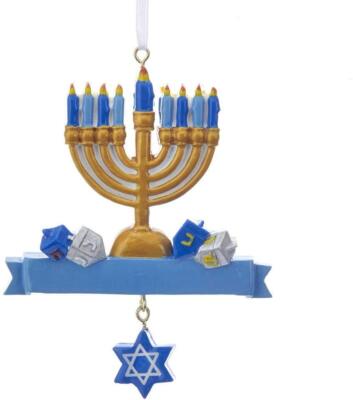Kurt Adler 4'' RESIN HANUKKAH ORNAMENT