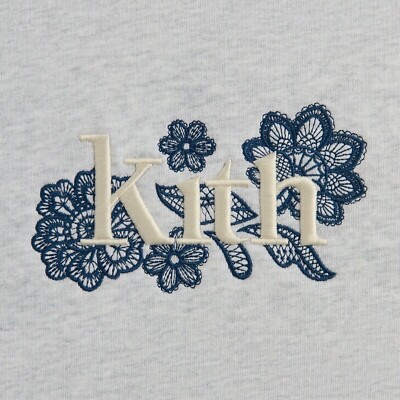 トップス KITH Floral Lace Nelson Crewneck 🔥SOLD OUT🔥Kith Floral Lace Nelson Crewneck | L | IN STOCK