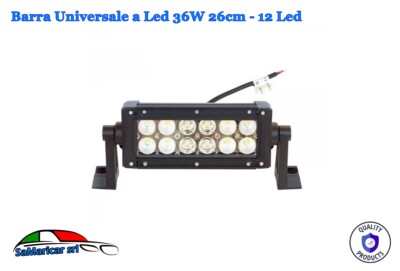 Universelle LED Leiste - 26CM - 12 LEDs - 36W - EPISTAR - 6000K