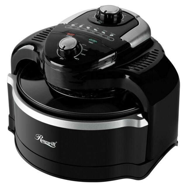 Rosewill RHCO-19001 7.4qt 1000W Air Fryer with Accessories - Black