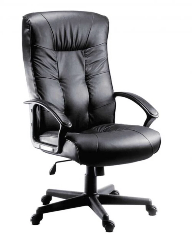 Leather faced 2024 office chair