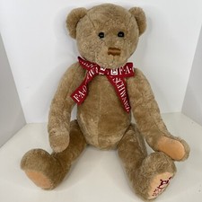 FAO Schwarz TEDDY BEAR 5th ave NY 24" XL 2000 Millennium Jointed Plush y2k