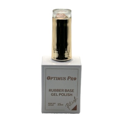 Optimus Pro Rubber Base Gel Polish soak off UV/LED 15ml/0.5oz Set 3-03