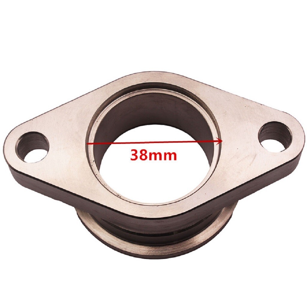 Stainless Steel Wastegate Adapter 38mm to V Band for 2 Bolt Flange