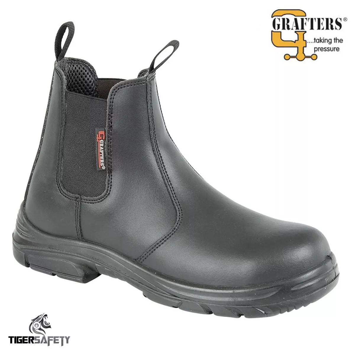 Wide fit top dealer safety boots
