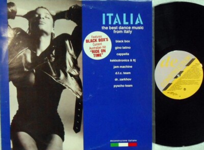 Best dance music from Italia OZ LP NM  89 Black Box Gino Latino D.F.C. Team