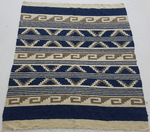 Vintage Handmade Traditional Toned American Kilim Floor Rug Carpet 188x168 cm