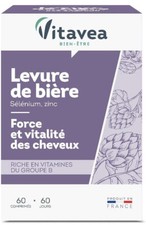 Vitavea Vitarmonyl levure de bière bio Cheveux et ongles 60 jours