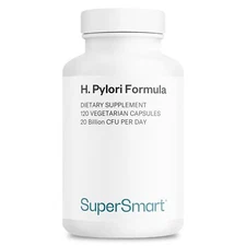 Supersmart H. Pylori Formula 20 Billion CFU per Day - Probiotic Lactobacillus...