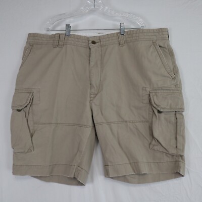 Polo Ralph Lauren Shorts Mens 50 Cargo Flap Pocket Outdoor Casual Cotton Khaki