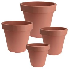 Plastic Flower Plant Garden Indoor Outdoor Herb Planter Pots Sizes and Colours