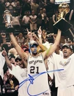 Tim Duncan Signed Autographed San Antonio Spurs 8x10 Photo NBA Champs reprint