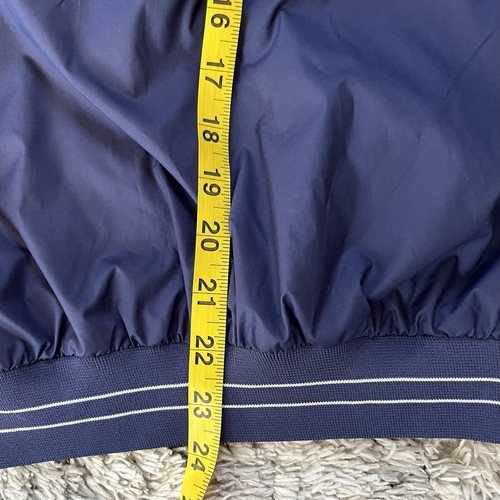 Foot Joy Wind Shirt Womens M Navy Blue Vneck Pullover Golf Lightweight Jacket - Picture 11 of 11