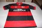 Vintage T-Shirt 80S/90S Flamingo Adidas Size L Lubrax Advertising Jersey No. 3