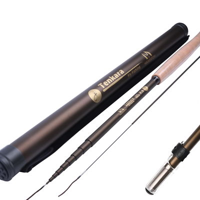 Maxcatch V-Tenkara 2.7/2.9/3/3.3/3.6/3.9M Teleskop Fliegenrute Kohlefaser  