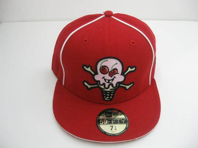 NEW ERA 59fifty ICE CREAM BBC BASEBALL CAP LIMITED red | eBay