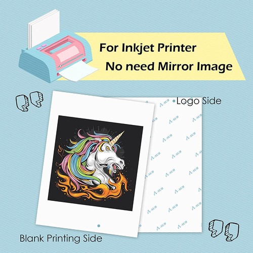 Lot 20-100 A-SUB Iron on Heat Transfer Paper for Inkjet Printer 8.5x11 11x17 - 第 51/86 張圖片