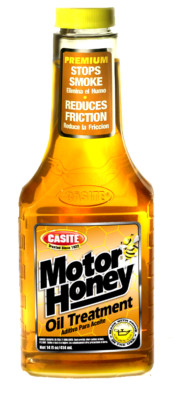 Casite Motor Honey Premium Oil Treatment Stops Smoke Reduces Friction - 14 oz.