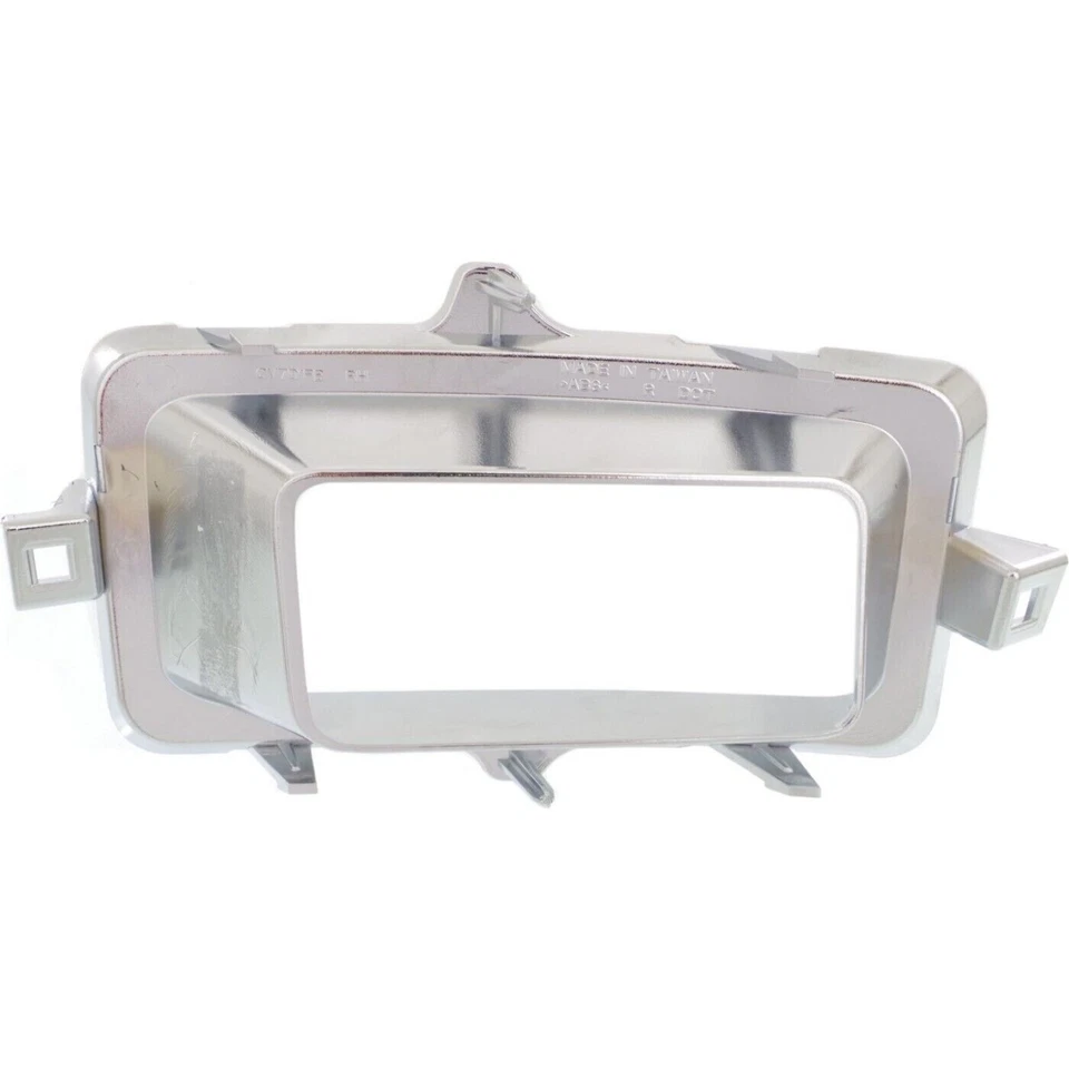 For 2014-2015 Chevy Silverado 1500 New Fog Light Trim Left and Right Chrome Set  Foto 2 de 4