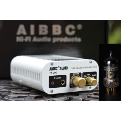 AIBBC Audio TA-200 Tube Headphone Amplifier DAC Decoder Bluetooth w/ Tube+Power