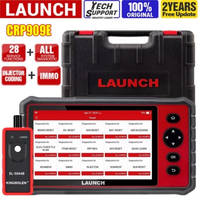 2026 LAUNCH CRP909E PRO Auto OBD2 Car FULL System Diagnostic Scanner Code Reader